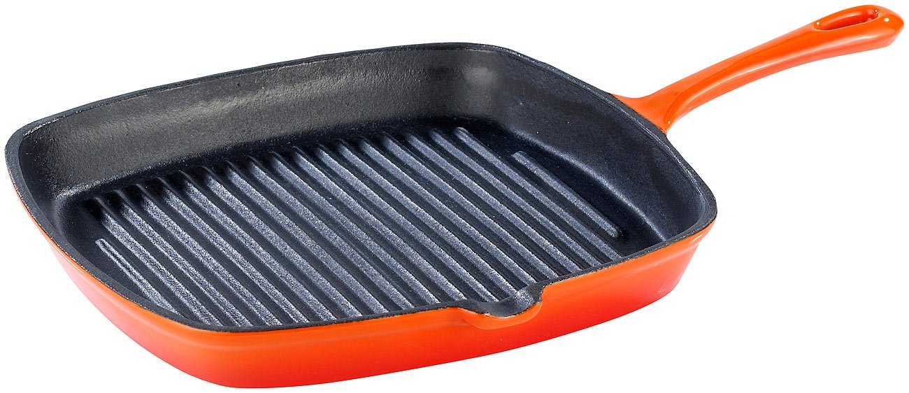 Набор Tornwald-Schmiede 4 шт. Чугунные кастрюли и сковородки Оранжевый, фото №5