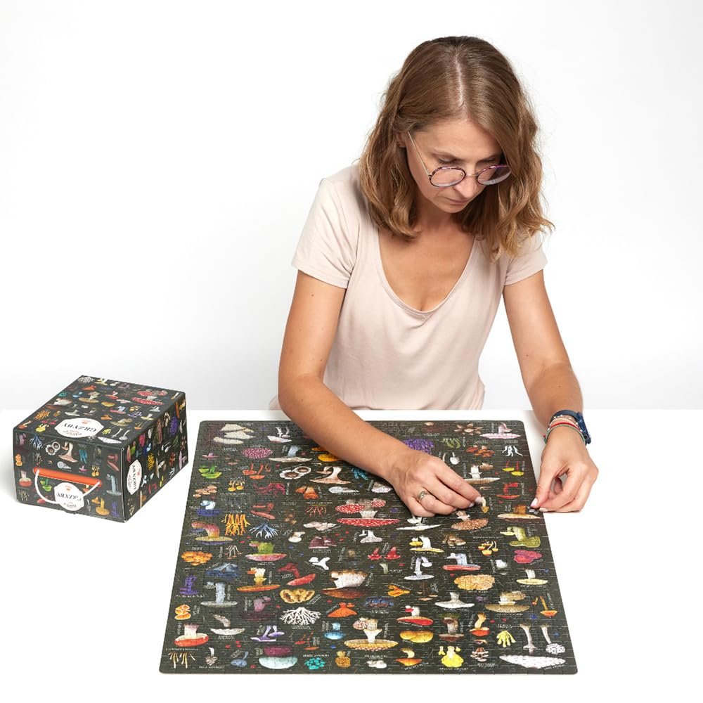 Пазл CzuCzu 2764 Гриби 1000 елементів Мультиколор, фото №5 Пазл CzuCzu 2764 Гриби 1000 елементів Мультиколор, фото №5