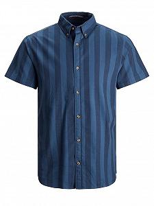 Рубашка Jack&Jones SS 12187609 Blazer Темно-синий L - Фото 1
