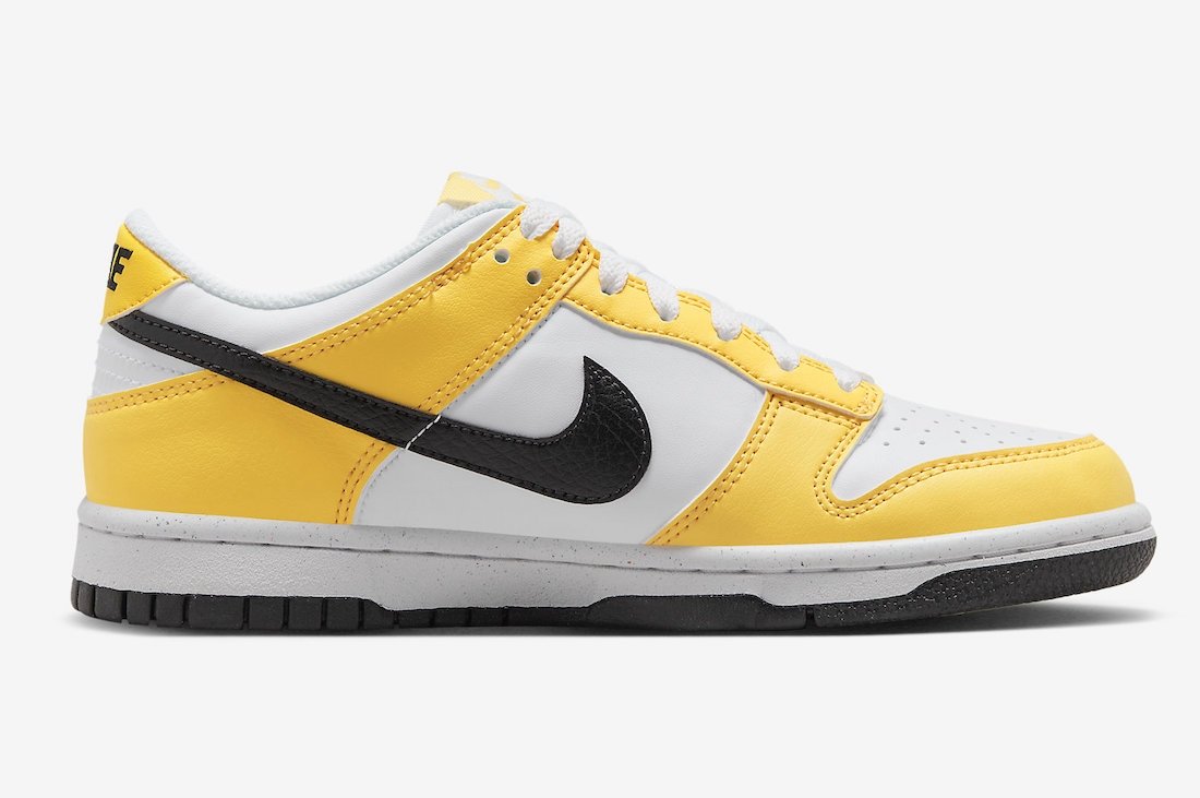 Кроссовки Nike Dunk Low Next Nature GS Citron Pulse, размер 39, фото №3