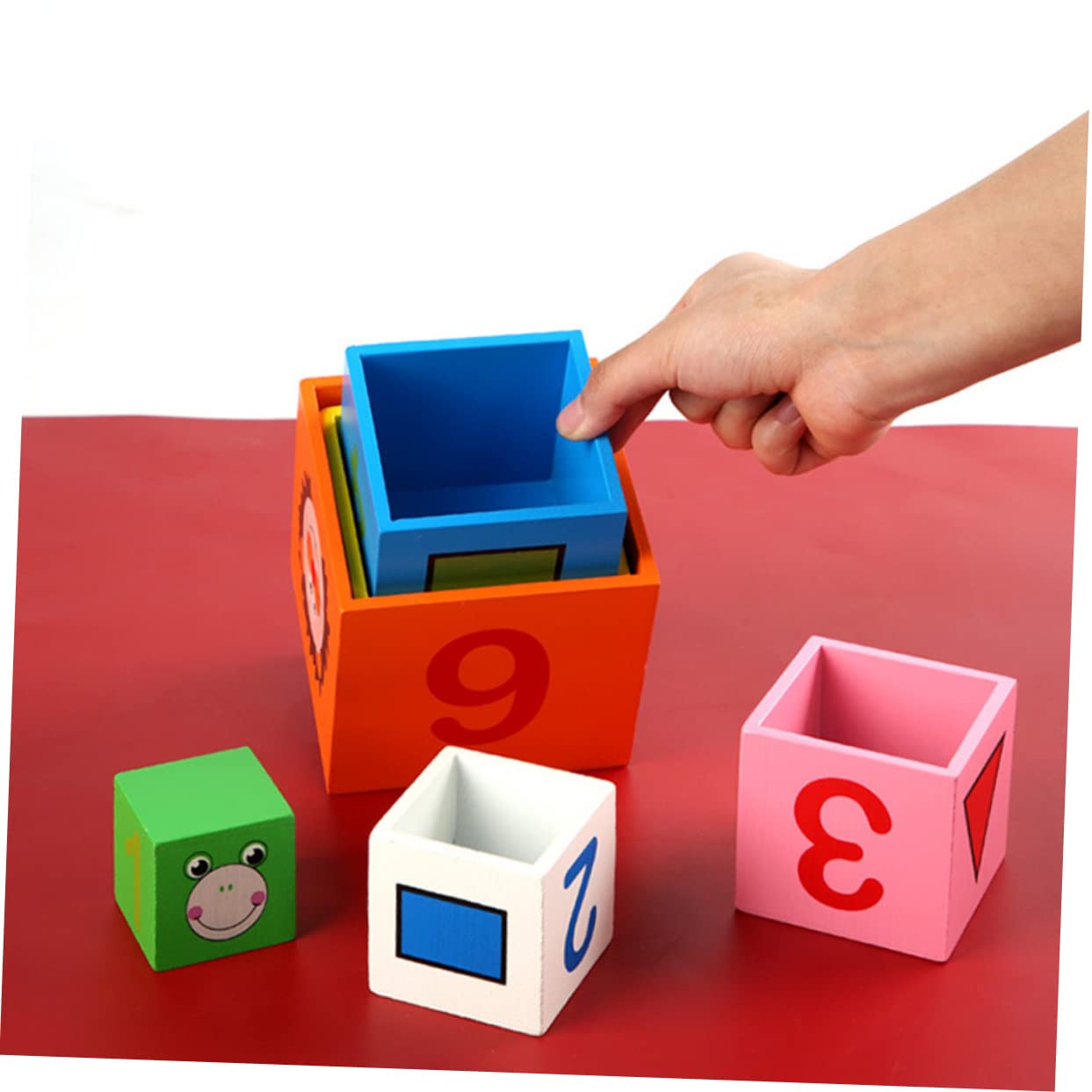 Іграшка PHENOFICE 6 шт Дитяча Лічильна Іграшка Дерев'яна, фото №6