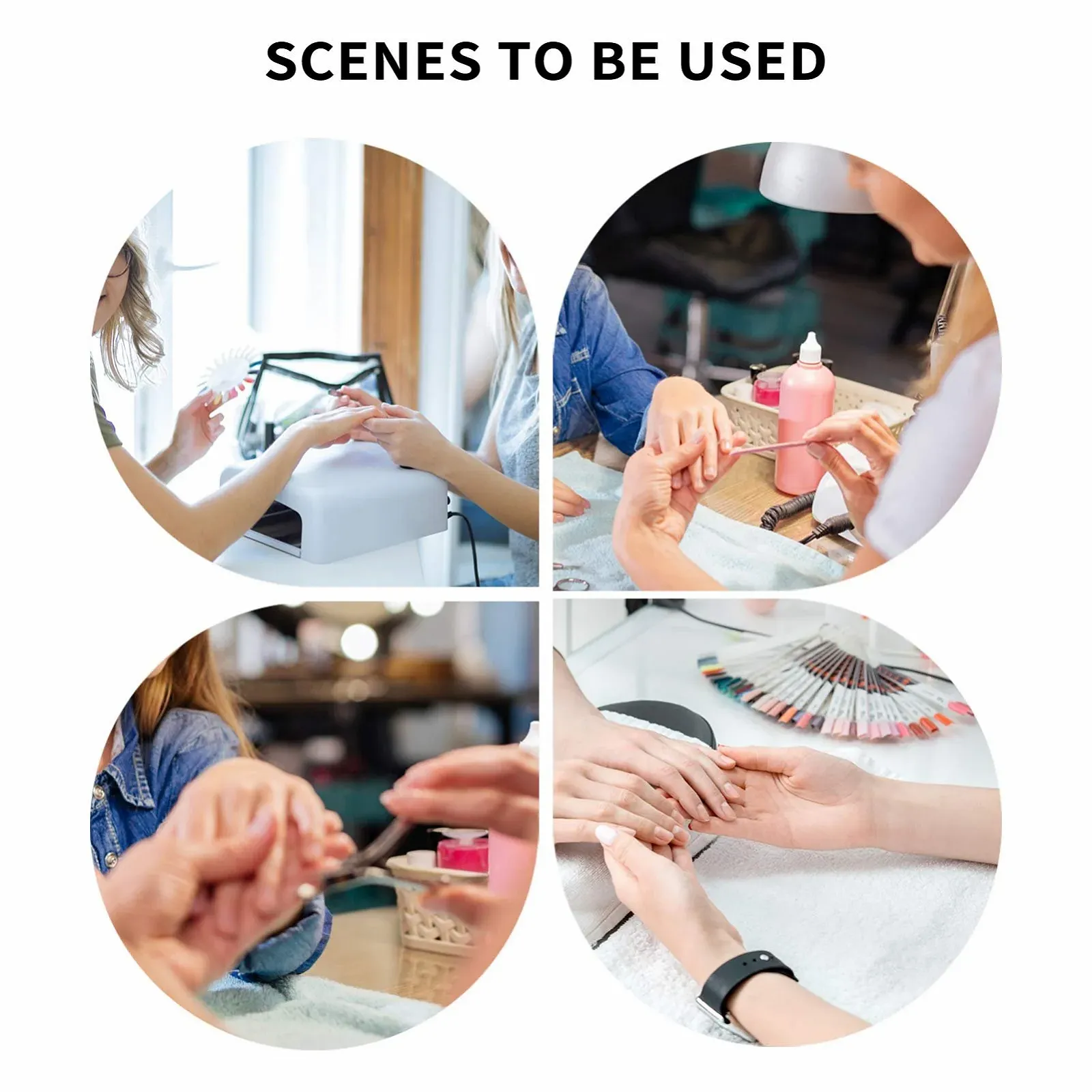 Стразы для ногтей FRCOLOR 50 шт., украшения разных форм, набор блестящих шармов, фото №7