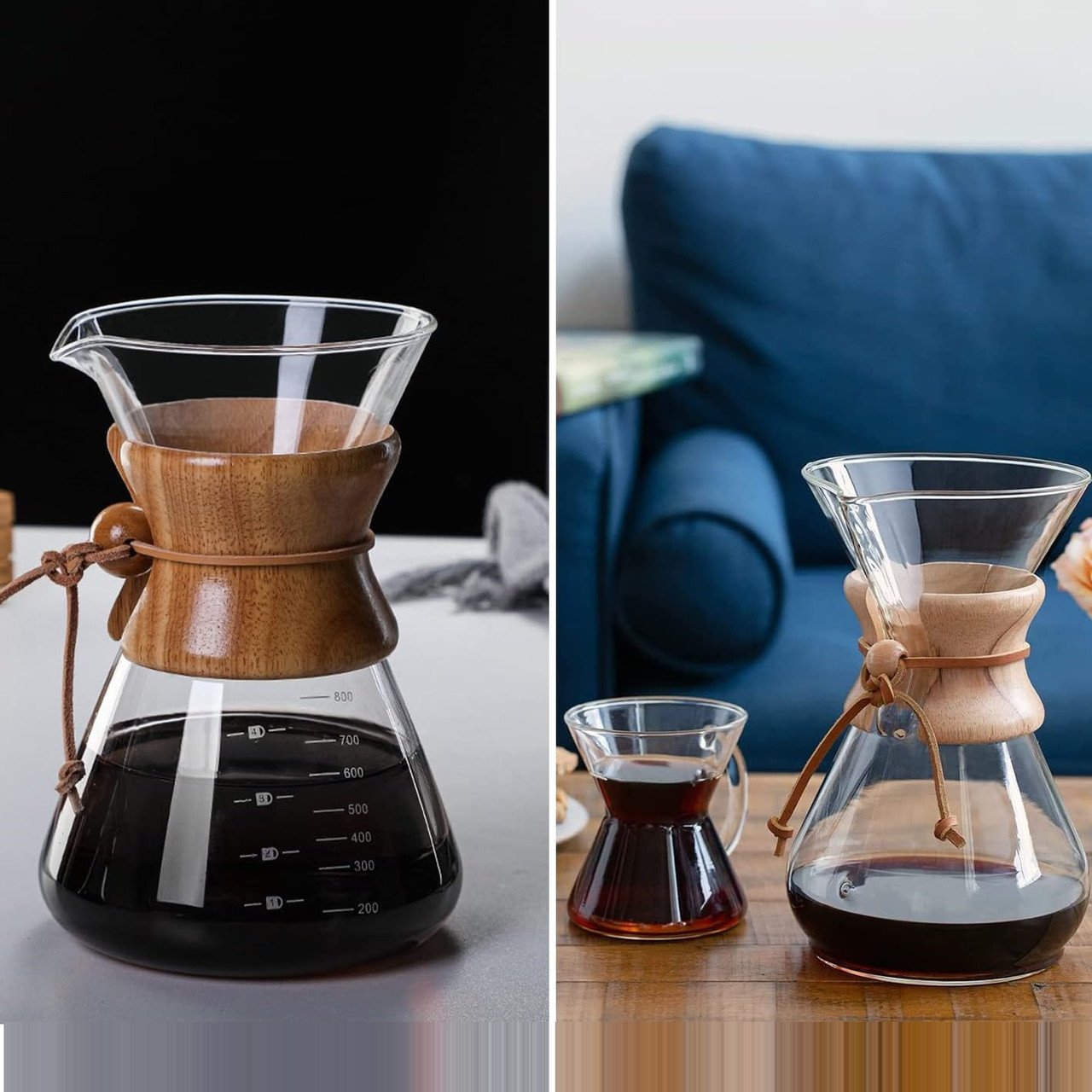 Кемекс для кофе Chemex 800 мл с фильтром, фото №10