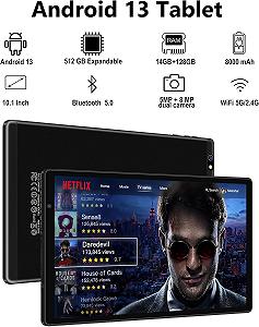 Планшет 10.1" Aocwei X500 8+6/128Gb 8 ядер Android 13 8000 mAh Синий synthetic.ua - Фото 1