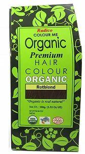 Фарба для волосся Radico Colour Me Organic Рослинна Рудий Блонд - Фото 1