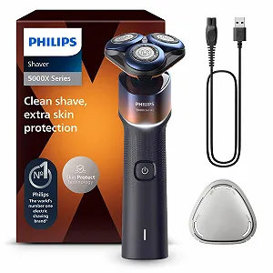 Електробритва Philips Shaver Series 5000X X5012/00 вологе та сухе гоління Skin Protect 360° гнучка голівка Чорний - Фото 1
