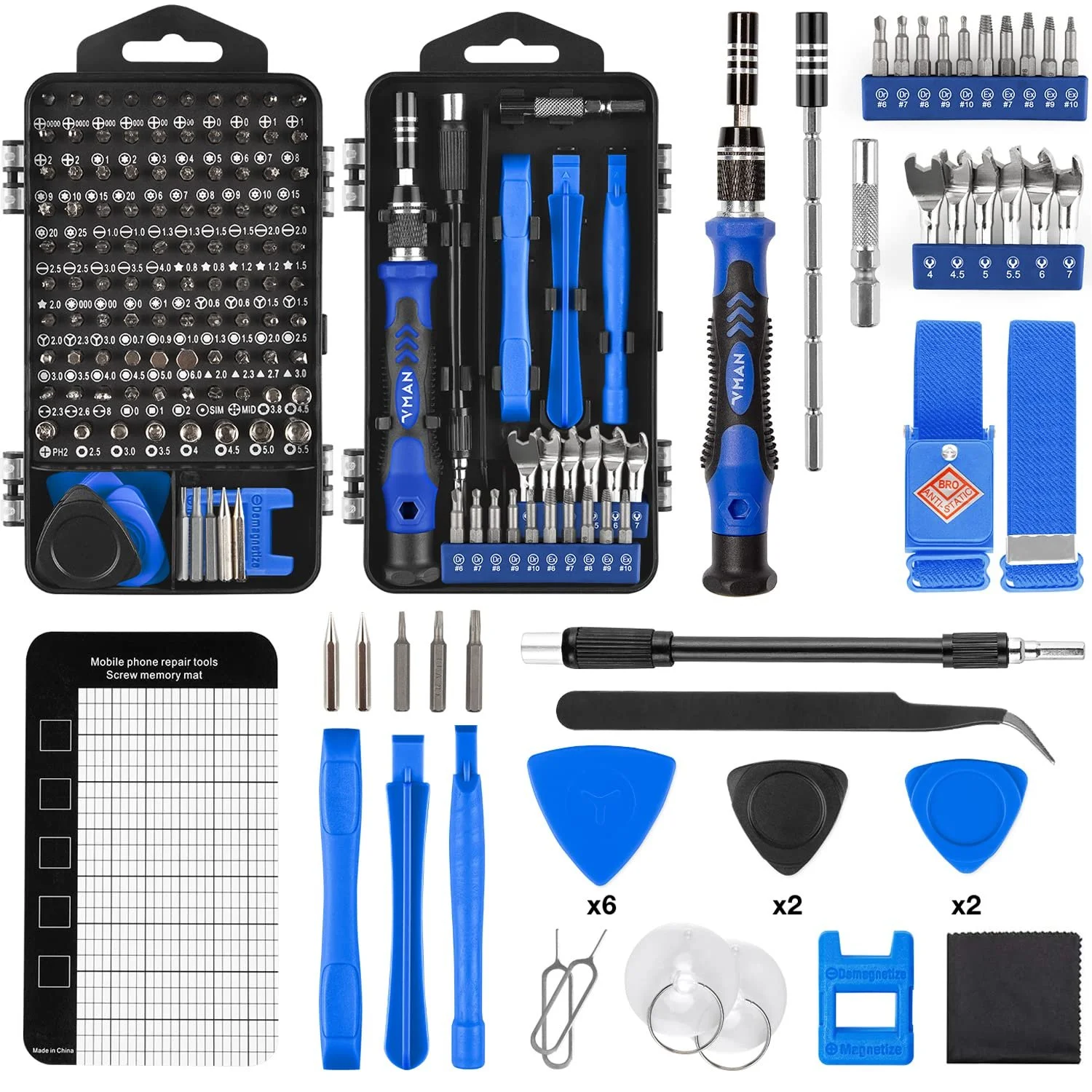 Набор отверток VMAN 145 в 1 Precision Mechanic, фото №1