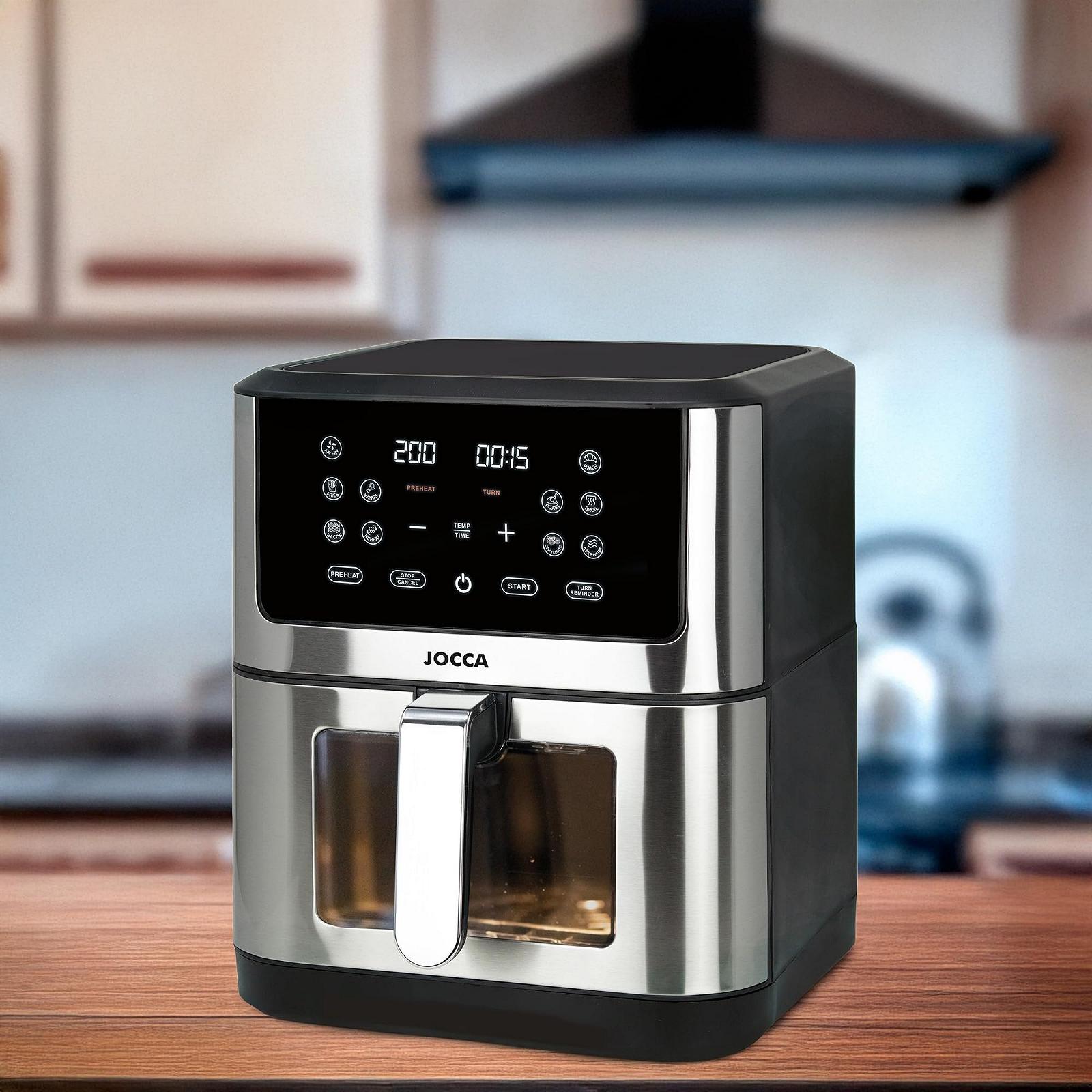 Мультипечь Jocca 8 L 1800 W LED Touch Display Stainless Steel, фото №7