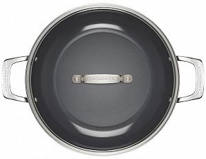 Сковорода Le Creuset Essential з керамічним антипригарним покриттям і скляною кришкою, 3.7 л synthetic.ua - Фото 1