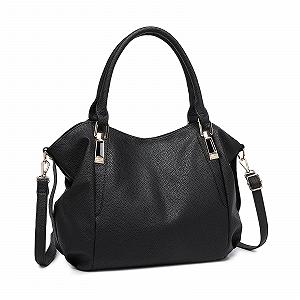 Сумка женская с ручками Miss Lulu большая Shopper Tote Bag из мягкой искусственной кожи среднего размера - Фото 1