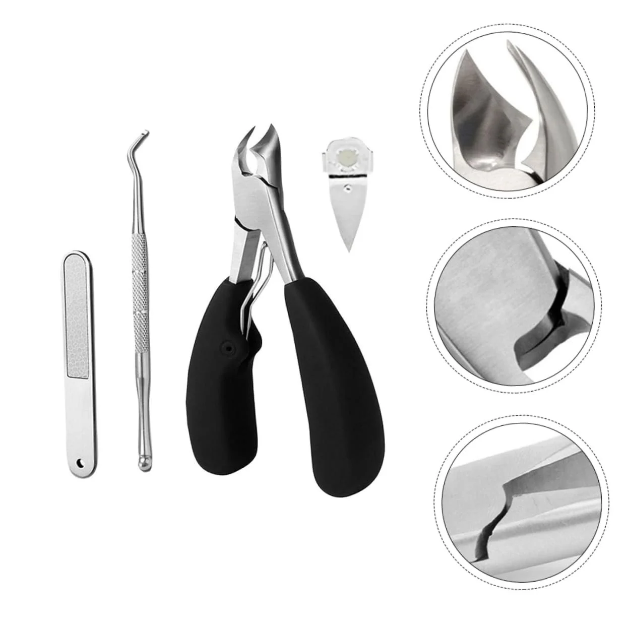 Набор для маникюра CALLARON, из нержавеющей стали, фото №5