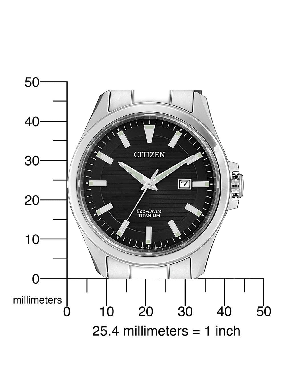 Чоловічий годинник Citizen Eco-Drive BM7470-84E, титан, сріблястий, браслет, фото №4