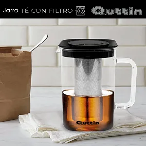 Кофеварка Quttin Boross 1500 мл Черный synthetic.ua - Фото 1