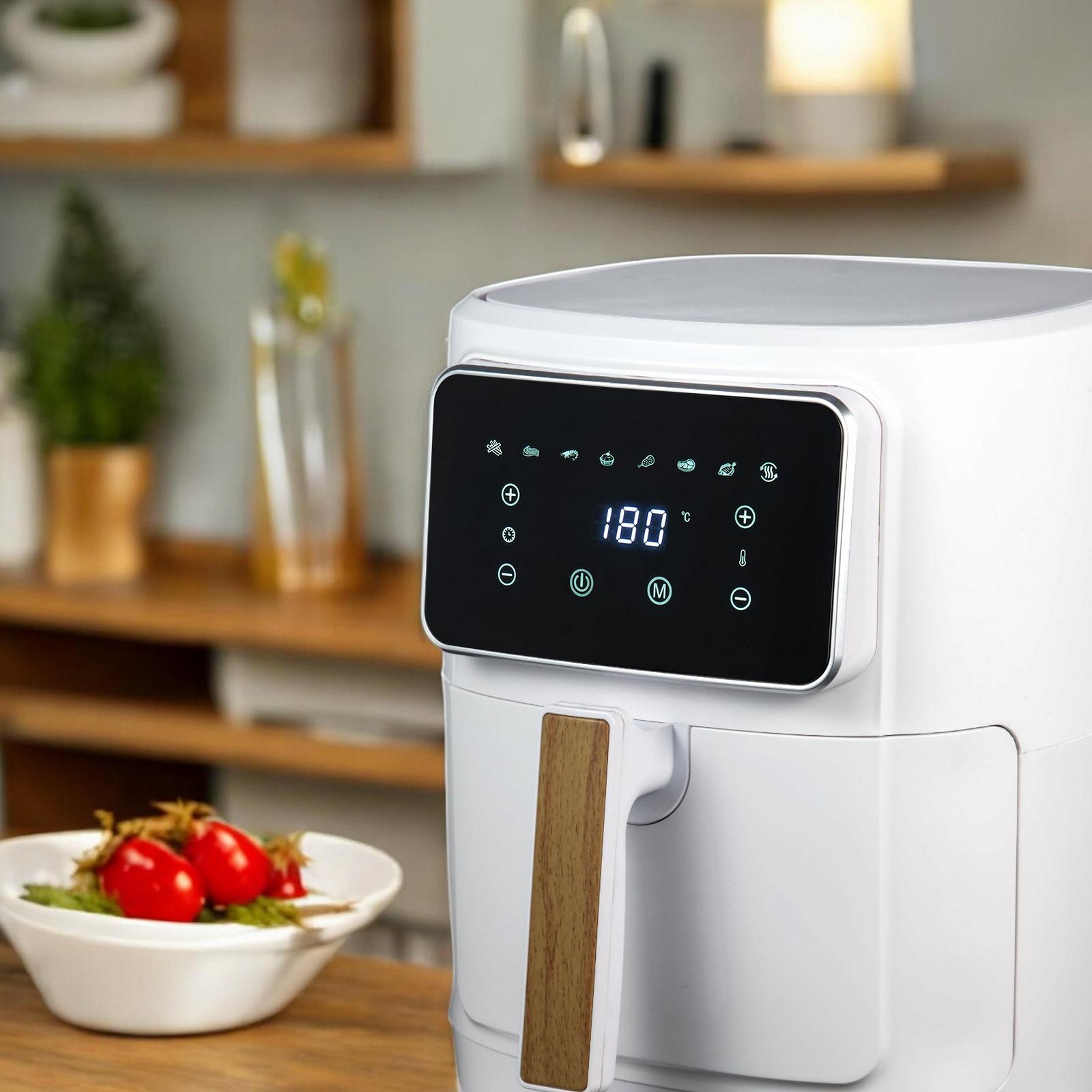 Мультипечь BERGNER Naturally PFAS-free 1800 Вт 6.9 л 8 программ керамическое покрытие 80-200 °C таймер 30 мин, фото №6 Мультипечь BERGNER Naturally PFAS-free 1800 Вт 6.9 л 8 программ керамическое покрытие 80-200 °C таймер 30 мин, фото №6