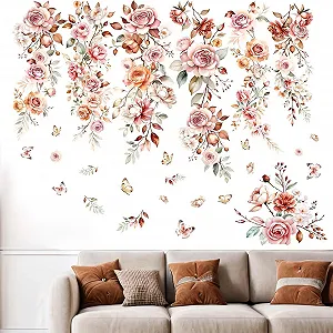 Наклейка на стіну Amimagen Wildflower Висячі квіти Самоклейна Водостійка PVC synthetic.ua - Фото 1