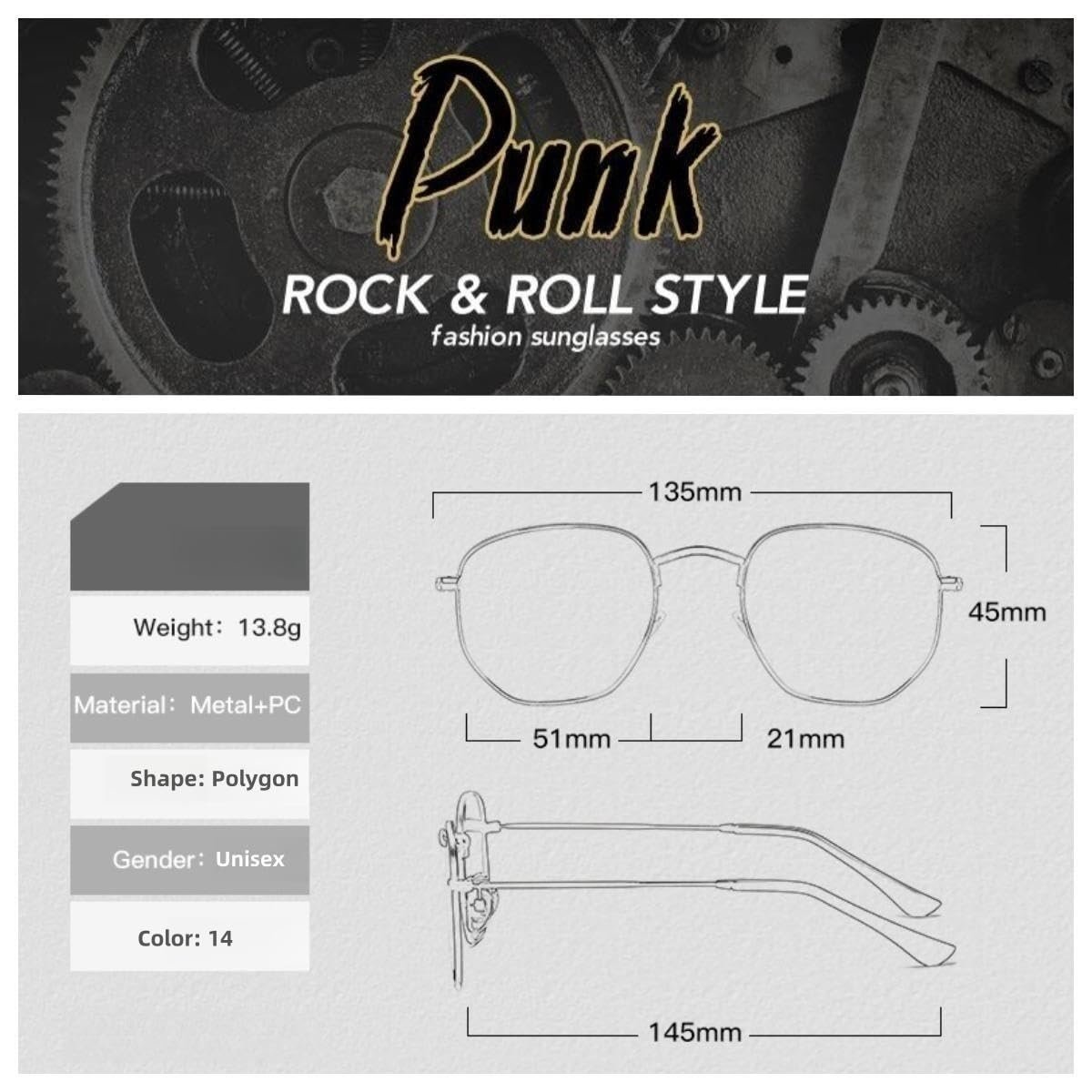 Модні багатокутні сонцезахисні окуляри WDZAYXC для чоловіків і жінок, фото №4 Модні багатокутні сонцезахисні окуляри WDZAYXC для чоловіків і жінок, фото №4