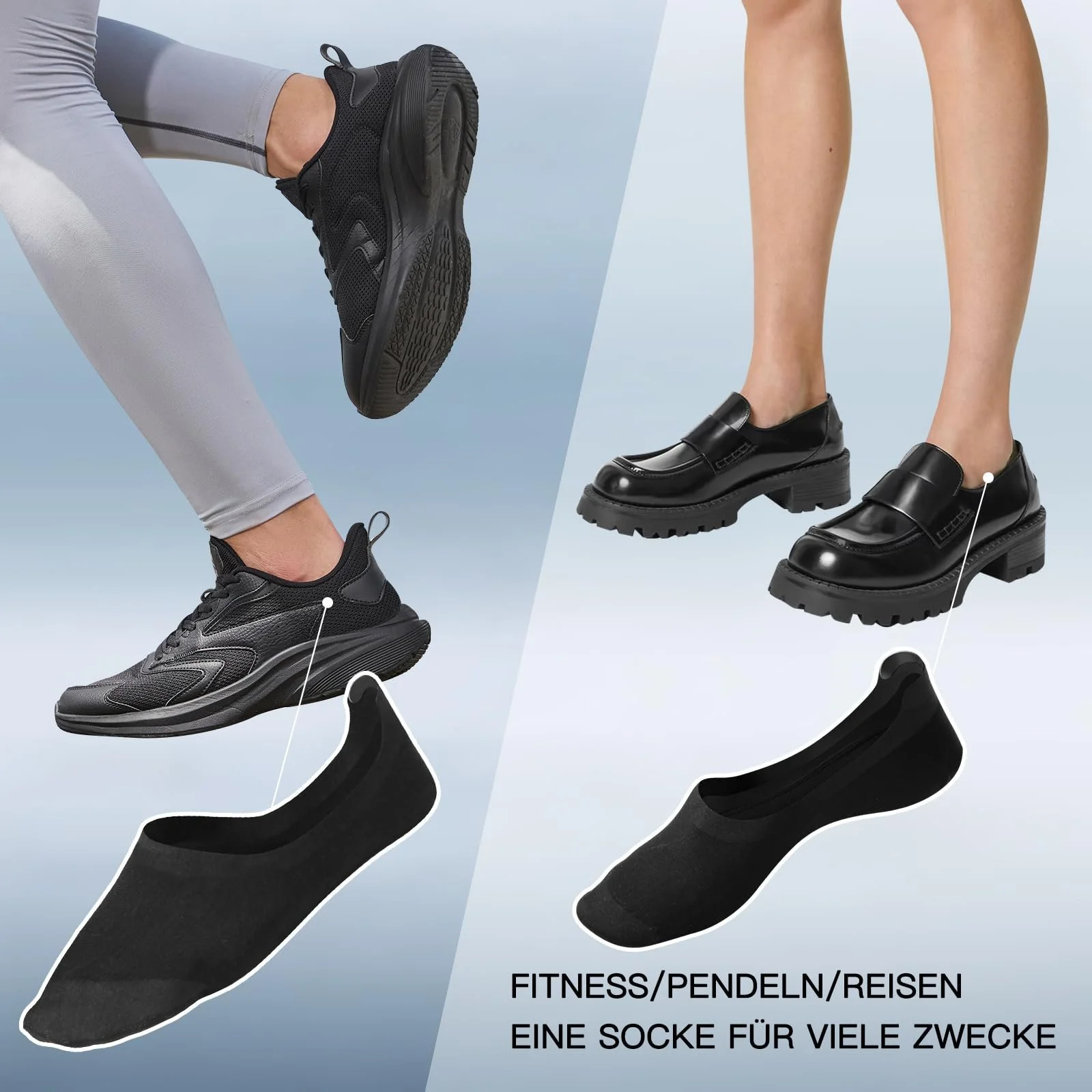 Шкарпетки-слідки C4N 2 пари Невидимі, фото №6