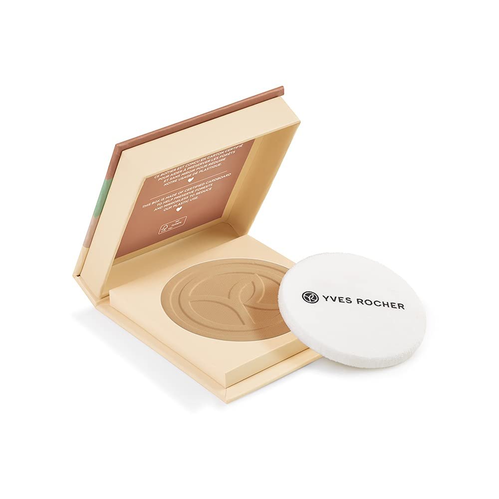 Пудра Yves Rocher COULEURS NATURE Компактная Бежевый 200, 10 г, фото №4