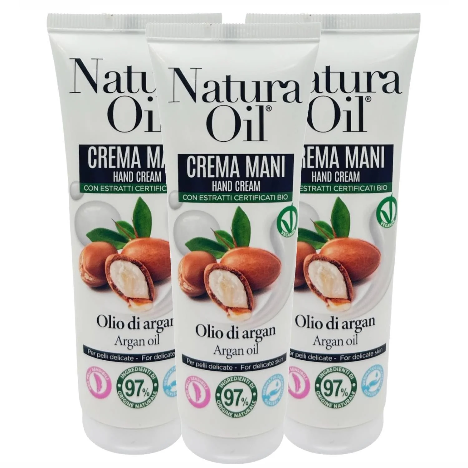 Крем для рук Suarez Nature Oil Арганова олія 75 мл (3 шт), фото №1 Крем для рук Suarez Nature Oil Арганова олія 75 мл (3 шт), фото №1