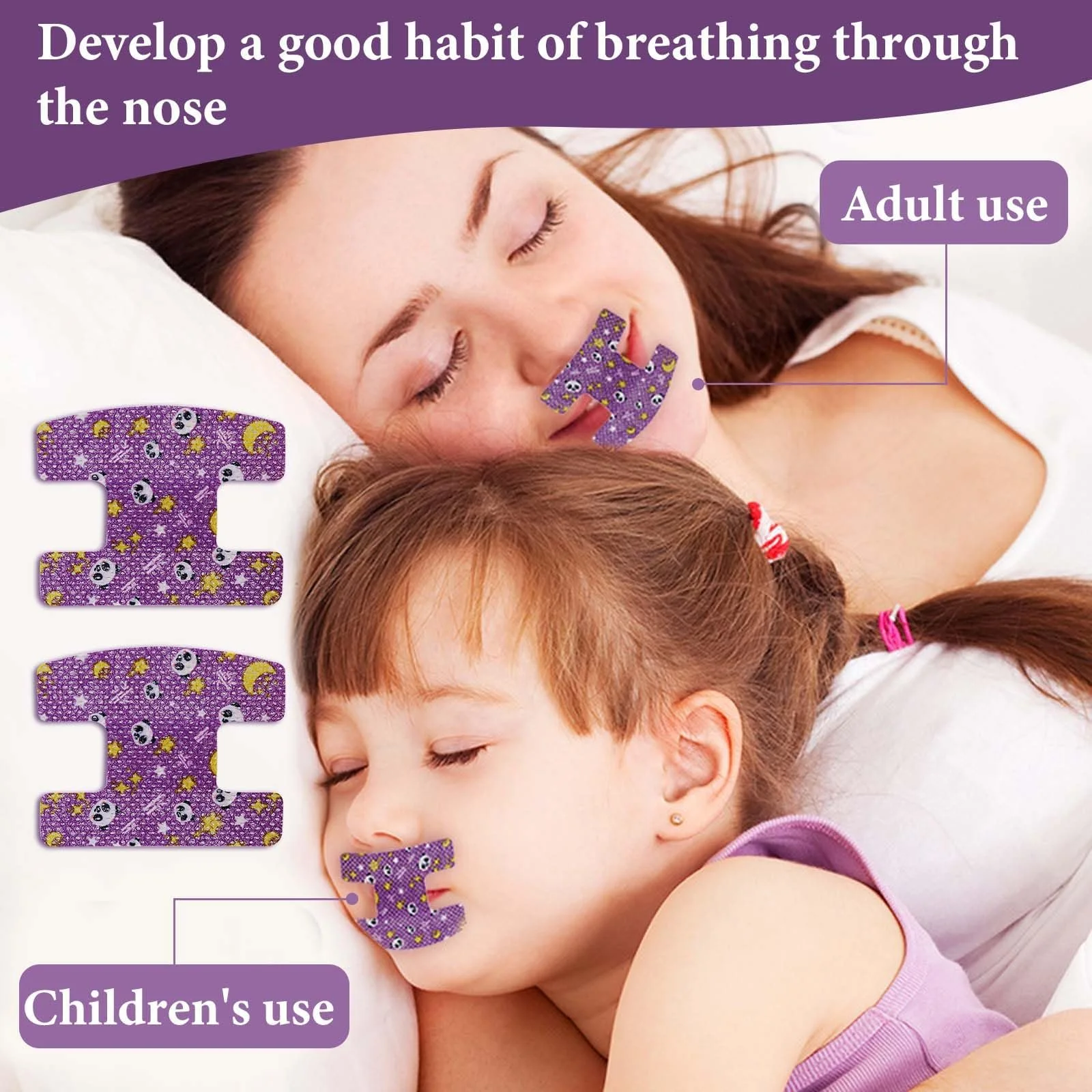 Ленты для рта для сна, для рта для дыхания носом, против храпа во сне, фото №3 Ленты для рта для сна, для рта для дыхания носом, против храпа во сне, фото №3