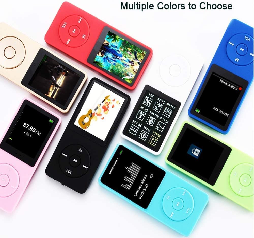MP3 плеер, с16GB Micro SD картой, Ultra Slim Музыкальный плеер со встроенным динамиком, Просмотрщик фотографий, Воспроизведение видео, FM-радио, Диктофон, Устройство для чтения электронных книг Deep Blue, фото №6