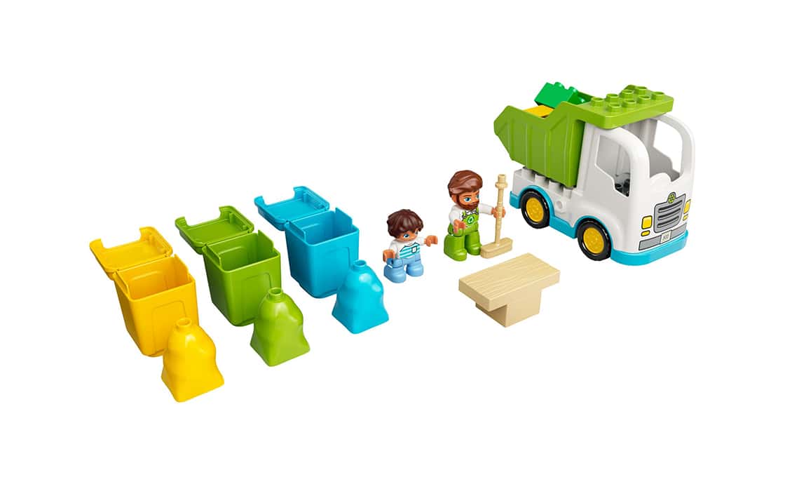 Конструктор LEGO Сміттєвоз і сміттєпереробка 19 деталей 10945, фото №9