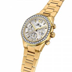 Женские часы Lotus Сталь 18873/1 Золотистый synthetic.ua - Фото 1