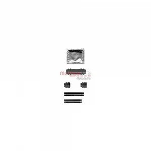 Комплект направляющих гильз тормозного суппорта METZGER 113-1334X передний мост - Фото 1