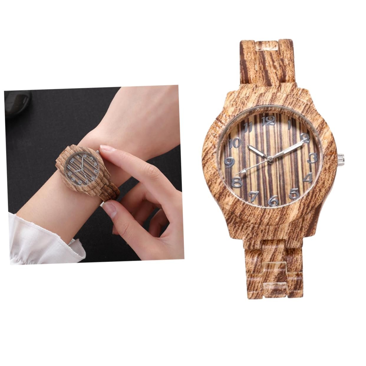 Часы карманные OATIPHO Цифровые Бежевый, фото №4