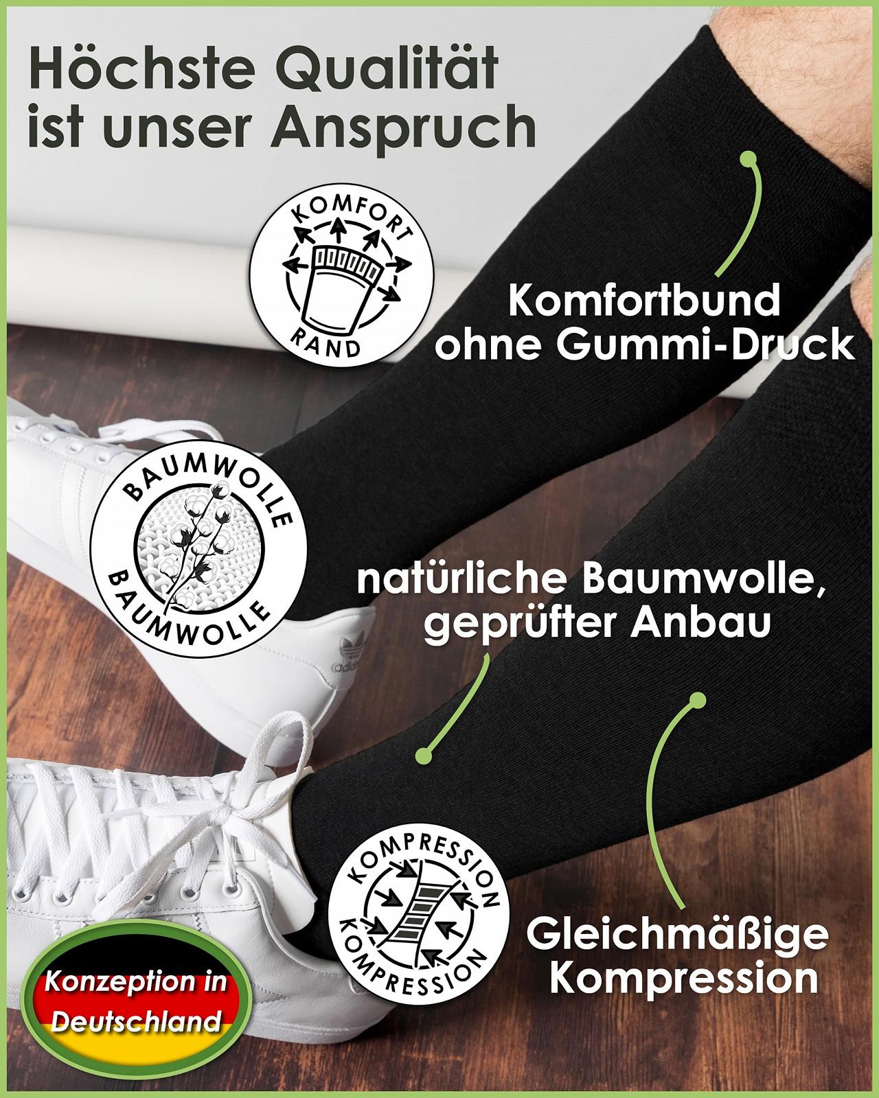 Компрессионные гольфы Wellness Support с мягкой подошвой из махровой ткани, 3 пары, фото №4 Компрессионные гольфы Wellness Support с мягкой подошвой из махровой ткани, 3 пары, фото №4