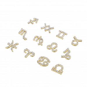 Знак зодіаку Lurrose, . сузір'я, сплав, 3D стрази, наповнювач - Фото 1