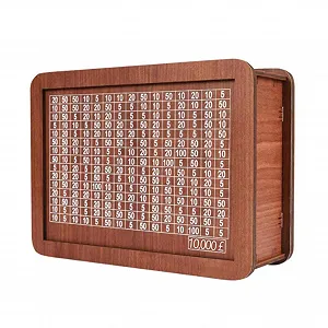 Скарбничка Дерев'яна з маркером та цифрами - Фото 1