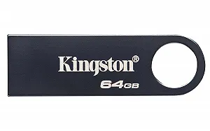 USB-флеш-накопичувач Kingston DataTraveler SE9 Gen 3 64GB USB 3.2 Gen 1 Dark Nickel - Фото 1
