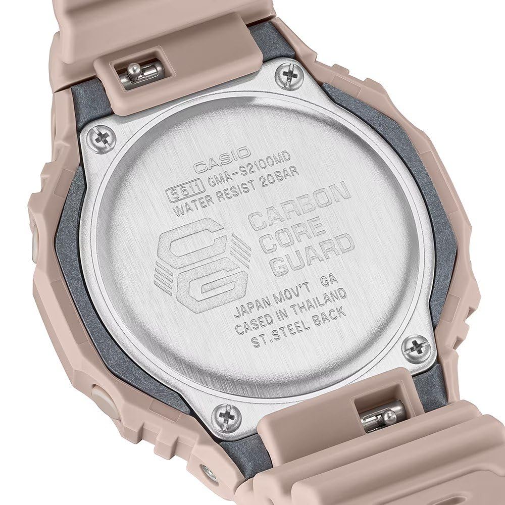 Годинник Casio GMA-S2100MD-4AER, розовый, Спортивный и минималистичный, фото №5