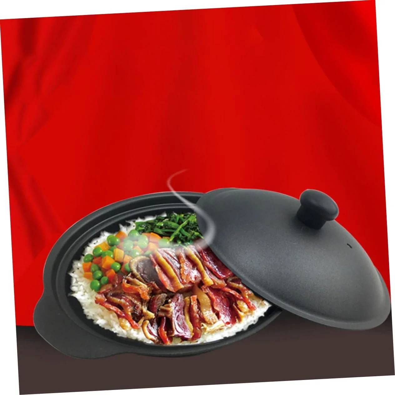 Каструля VILLCASE чавунна з кришкою антипригарна для тушкування, фото №9 Каструля VILLCASE чавунна з кришкою антипригарна для тушкування, фото №9