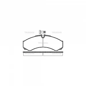 Комплект гальмівних колодок, дискове гальмо TRISCAN 8110 15028 для IVECO, передня вісь - Фото 1