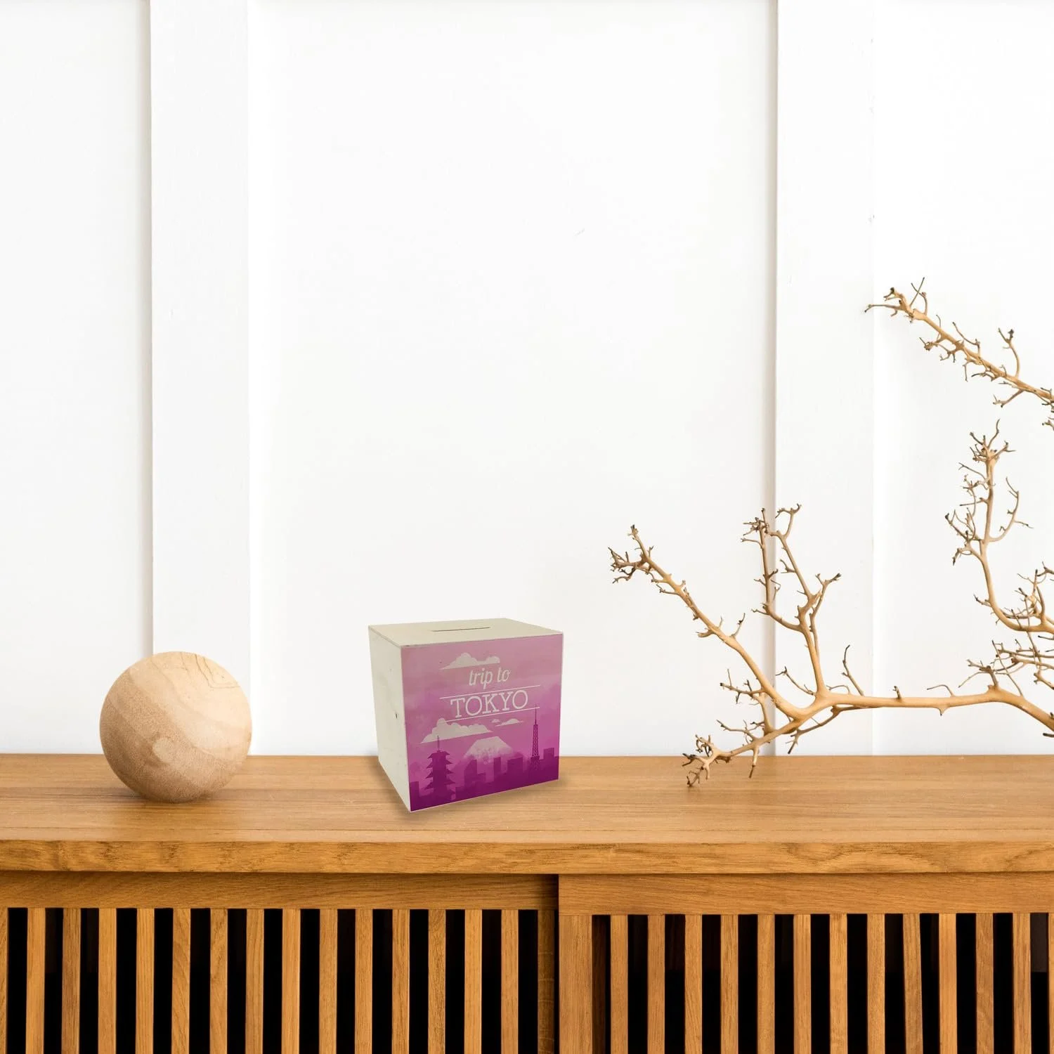 Скарбничка дерев'яна Trip to Tokyo з малюнком, фото №4