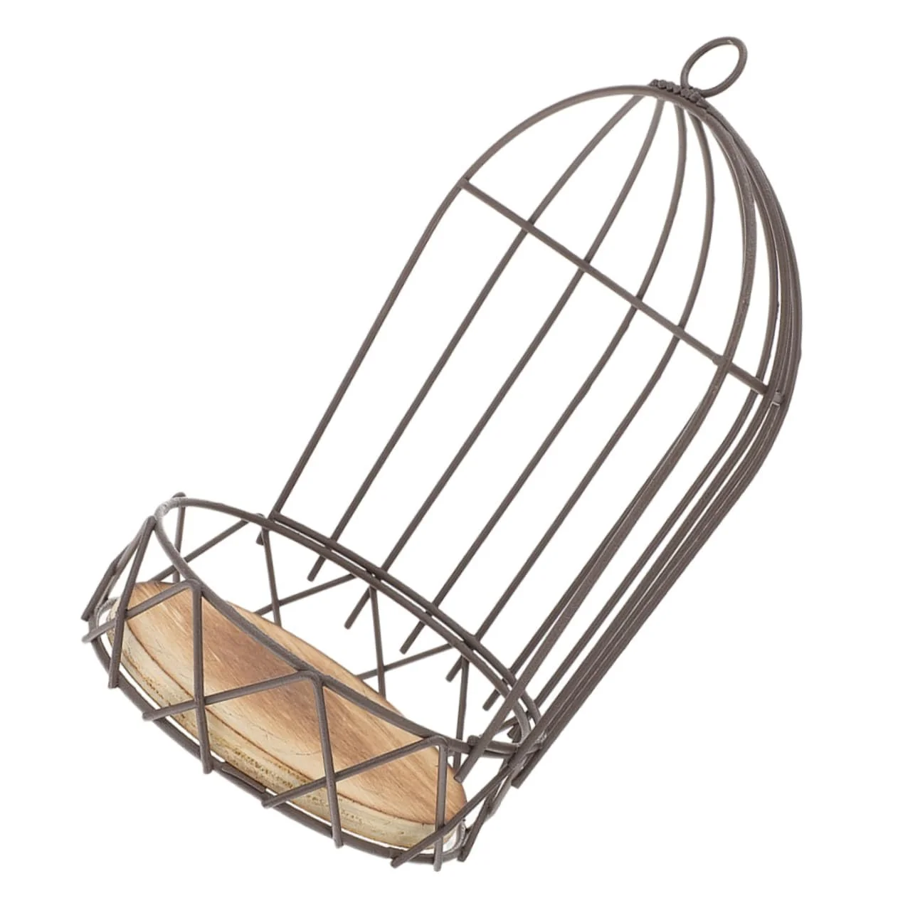 Настінна полиця VICASKY У формі пташиної клітки Метал, фото №1