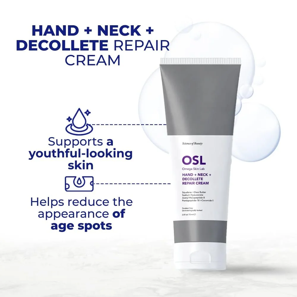 Крем OSL Omega Skin Lab Multi-Purpose Moisturising Багатоцільовий Зволожуючий для Обличчя, Рук та Декольте для Сухої Шкіри 75 мл, фото №4