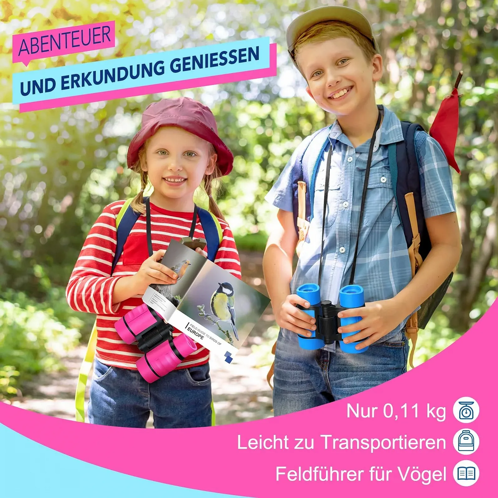 Дитячий бінокль HappyKidsClub 4 x 30, фото №2