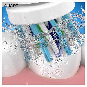 Электрическая зубная щетка Oral-B Smart Expert с Bluetooth-соединением SmartRing и дорожным футляром, синяя synthetic.ua - Фото 1