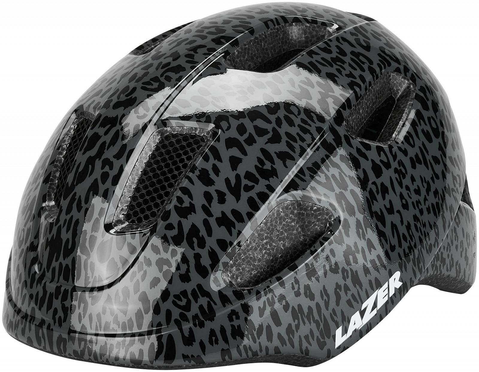 Шолом Lazer Nutz Kc Black Leopard Plain, фото №1