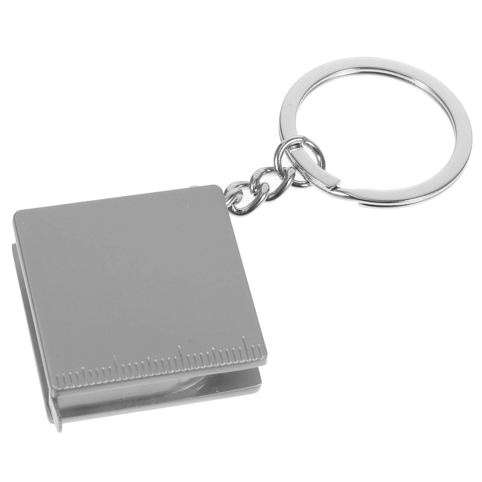 Рулетка OSALADI 1 м Металлическая с кольцом для ключей и выдвижной измерительной лентой, портативная, малая, фото №9