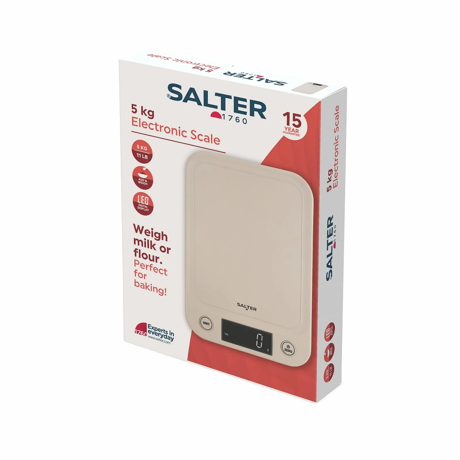 Кухонні ваги Salter Digital LCD 5kg Liquid Measurement, фото №7 Кухонні ваги Salter Digital LCD 5kg Liquid Measurement, фото №7