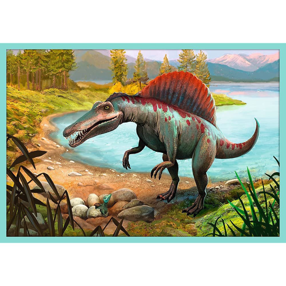 Пазл Trefl Meet all Dinos 10-в-1 10 пазлов, от 20 до 48 элементов для детей от 4 лет, фото №12