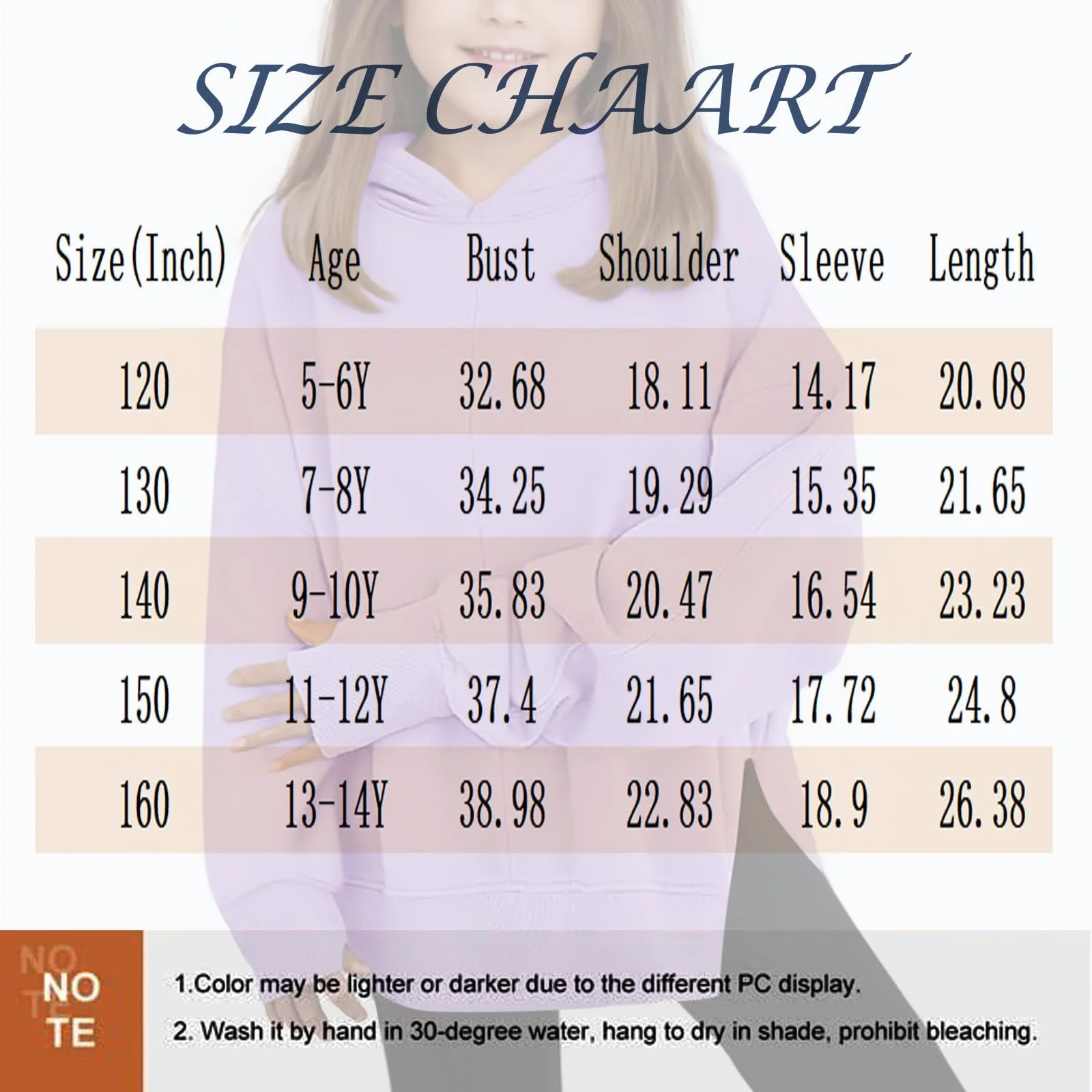 Oversize Толстовка для дівчинки Generisch Однотонна, фото №6 Oversize Толстовка для дівчинки Generisch Однотонна, фото №6