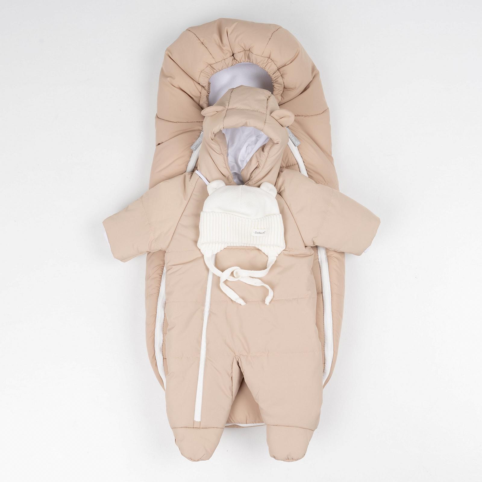 Зимний комплект для новорожденного baby бежевый, фото №9