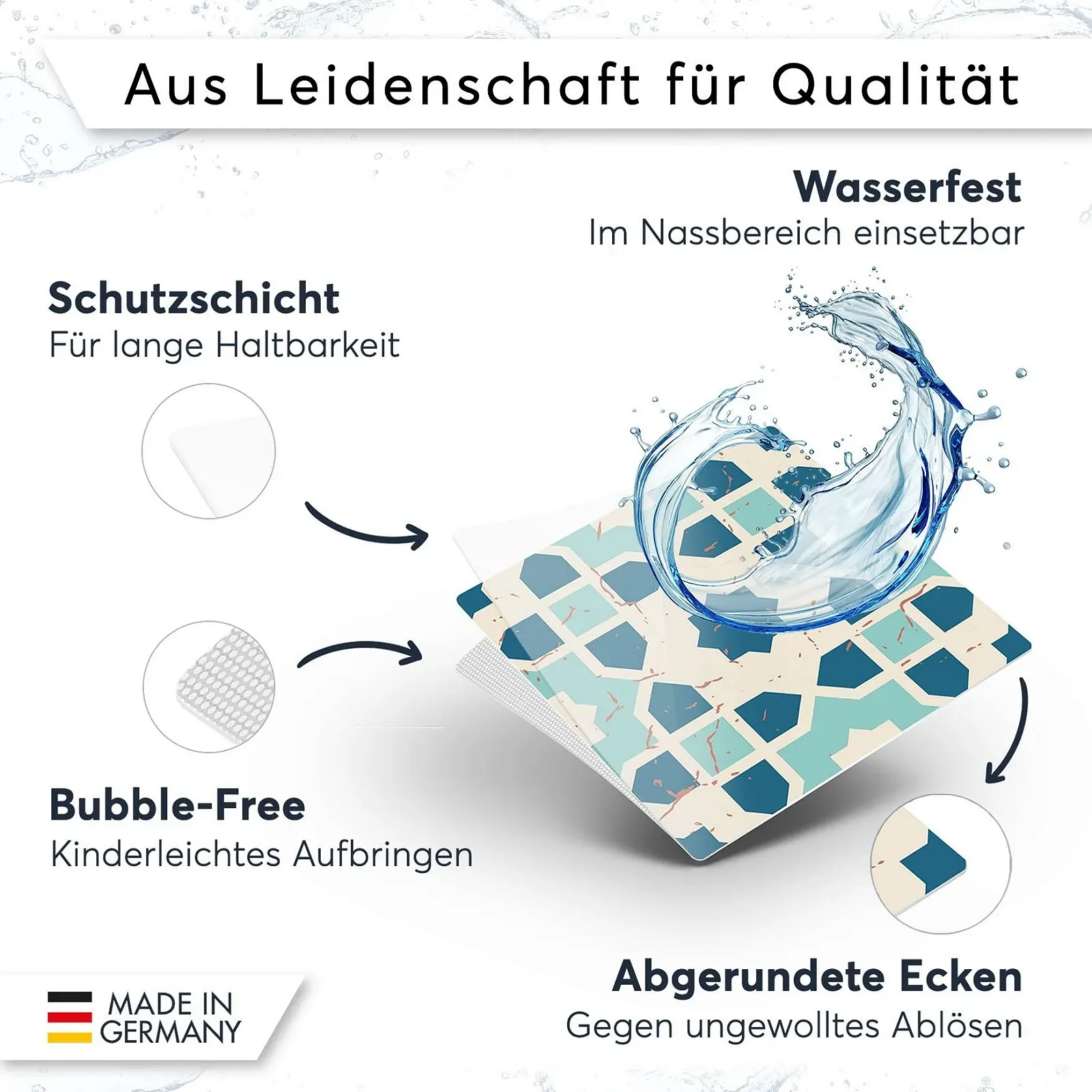 Наклейки для плитки CREATISTO Мозаїка 15 x 20 см 12 шт., фото №4