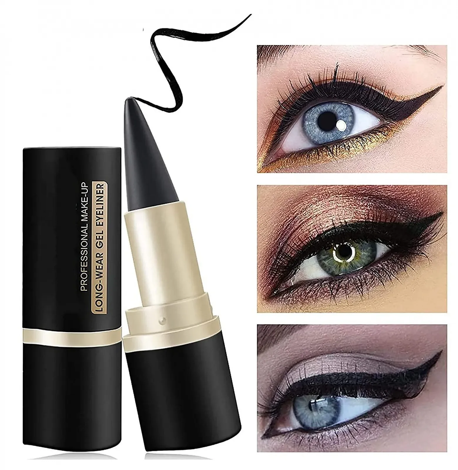 Олівець для очей Matte Quick-Dry, Ultra Black Gel Eyeliner, Водостійкий, стійка до розмазування, фото №2 Олівець для очей Matte Quick-Dry, Ultra Black Gel Eyeliner, Водостійкий, стійка до розмазування, фото №2