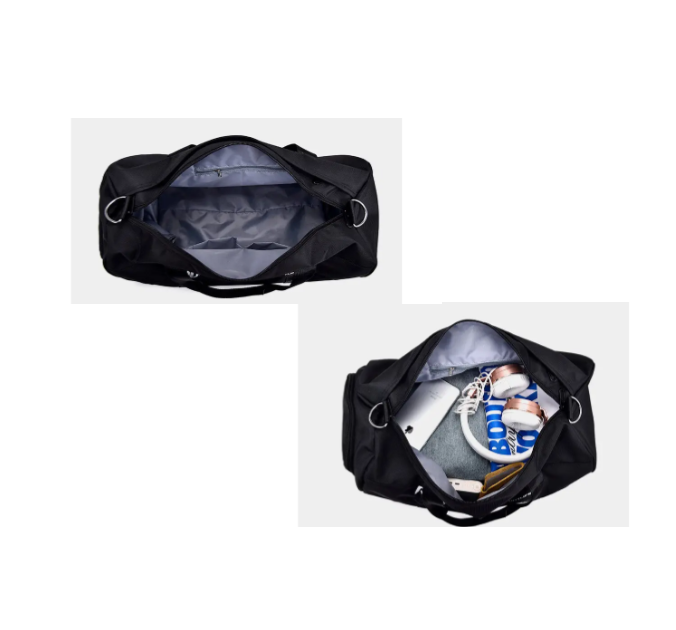 Сумка спортивна з відділенням для взуття чорна, фото №2